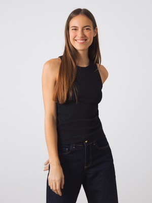 Ribbed Racer Top from Honest Basics