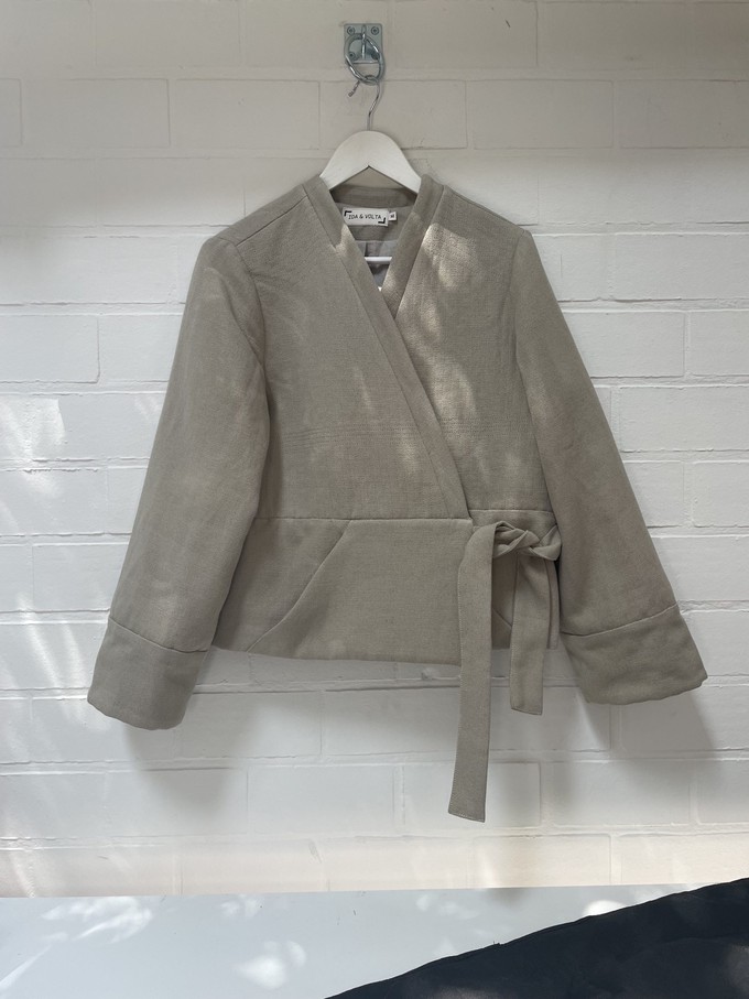 Fado Kimono Bomber Bone from Ida&Volta