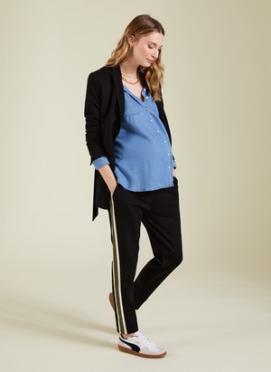 Raffa Chambray Maternity Shirt with Tencel™ from Isabella Oliver