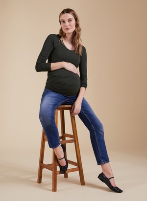 The Essentials Maternity Scoop Top from Isabella Oliver