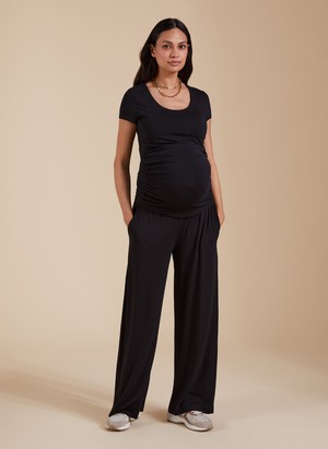 The Essentials Maternity Cap Scoop Top from Isabella Oliver