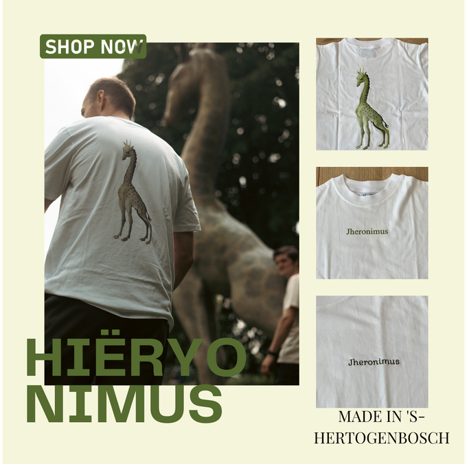 Hiëryonimus white tee from Jheronimus Clothing