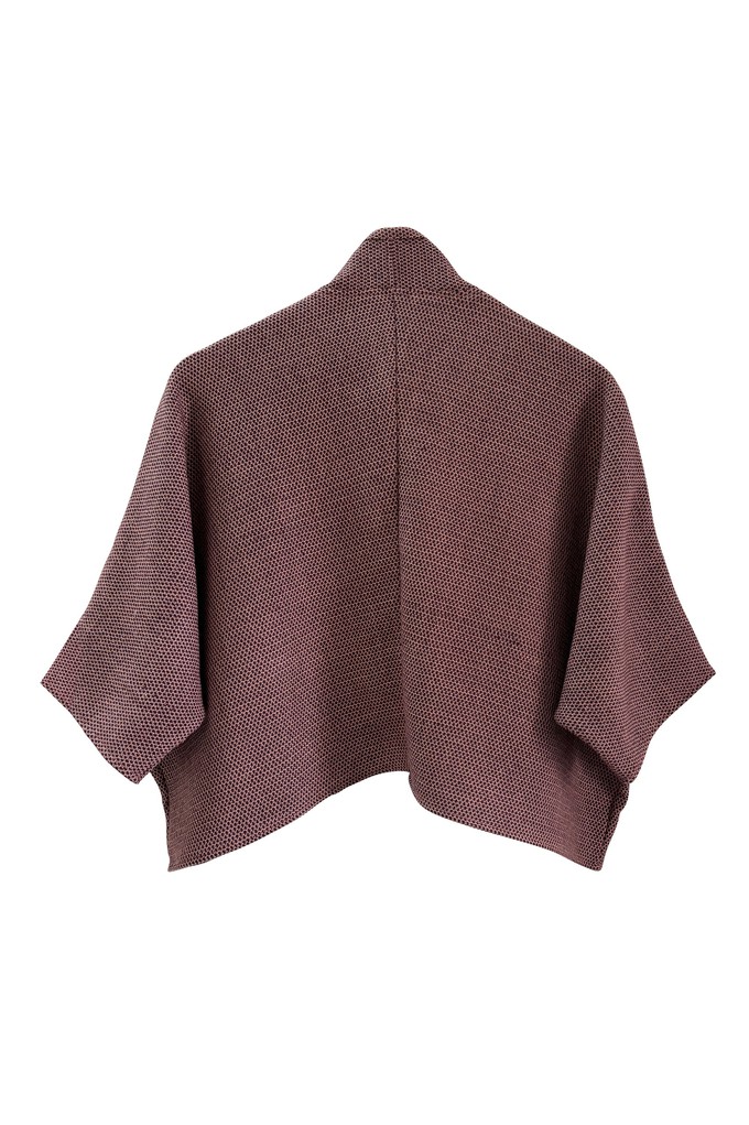 NEW! Wool Waterfall Bolero Dusty Pink Honeycomb from JULAHAS