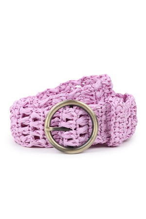 RAFFIA Belt Lilac from JULAHAS