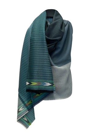 NEW! Light Wool Cape Fusion Teal from JULAHAS