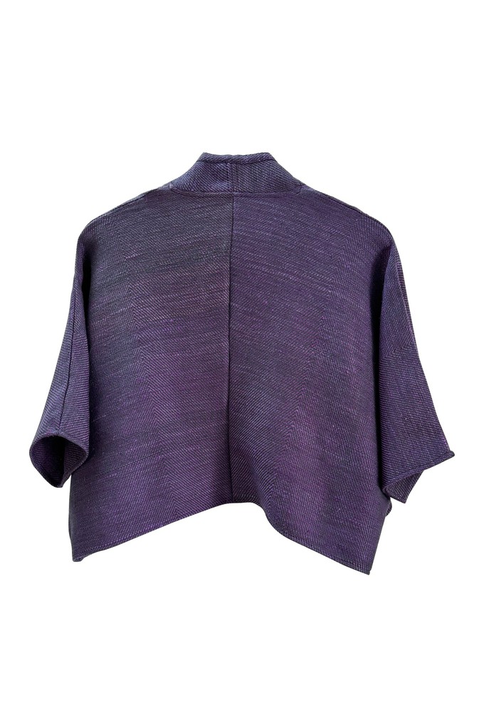 NEW! Wool Silk Waterfall Bolero Purple from JULAHAS