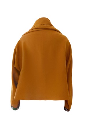 NEW! Wool Cape Coat Cocoon Mustard from JULAHAS