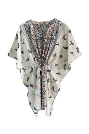 NEW! Cotton Kaftan Short Bird Pastel from JULAHAS