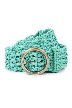 RAFFIA Belt Mint via JULAHAS