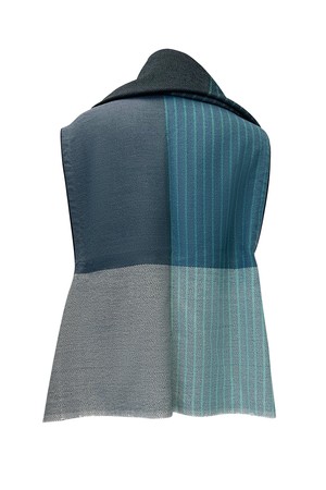 NEW! PETITE Light Wool Cape Fusion Teal from JULAHAS