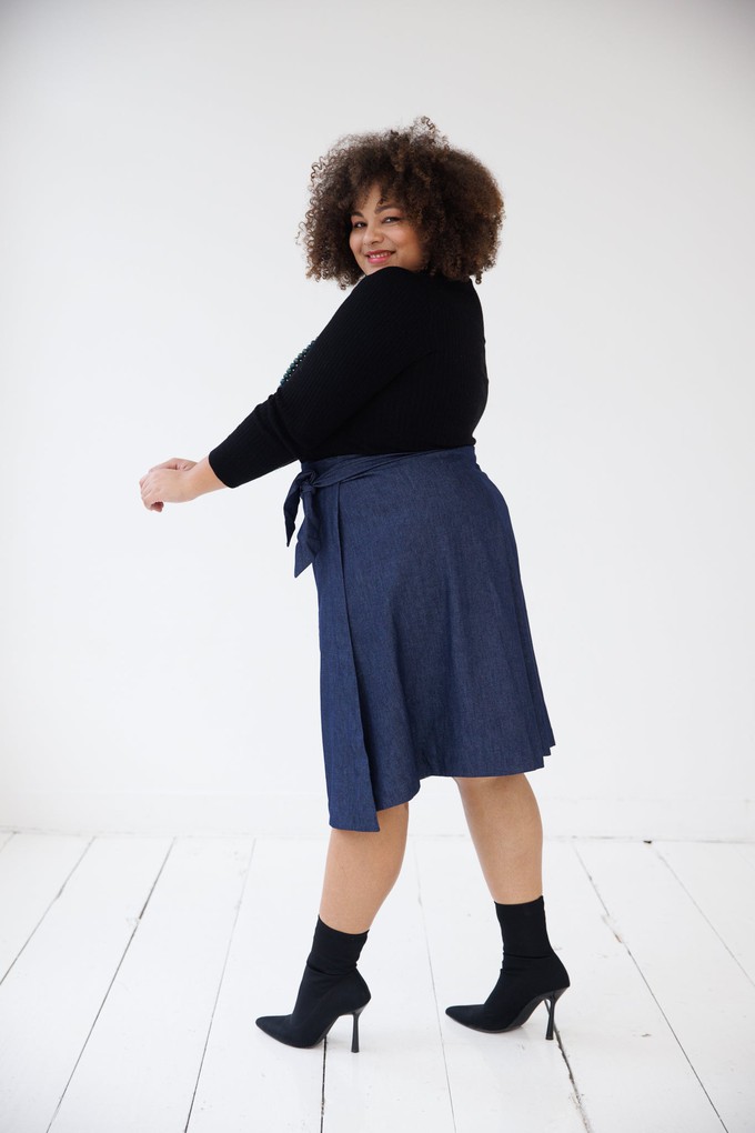 NEW! Denim Wrap Skirt from JULAHAS