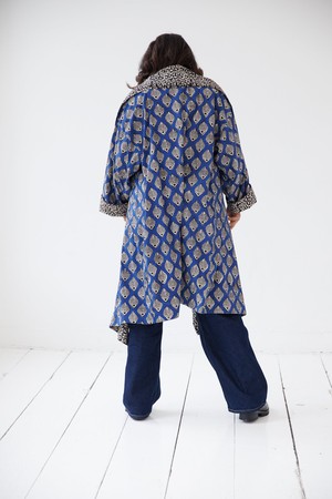 NEW! Reversible Cotton Coat Indigo from JULAHAS