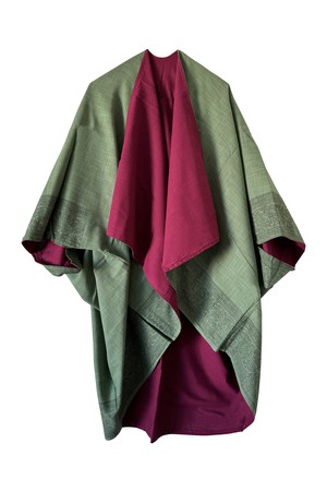 JIVA Cotton Kimono Berry Floral from JULAHAS