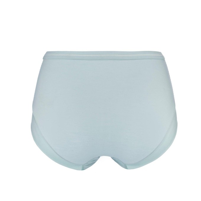 Opal Blue - High Waisted Silk & Organic Cotton Full Brief from JulieMay Lingerie