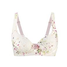 Sunbleached Floral Silk & Organic Cotton Supportive Bra via JulieMay Lingerie