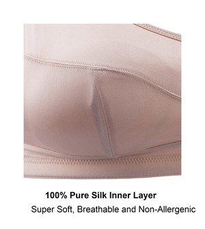 Peony-Silk & Organic Cotton Non Wired Bra from JulieMay Lingerie