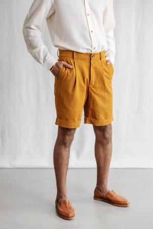 Bio-Baumwoll Shorts Heet Curry from Jyoti - Fair Works