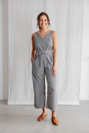 Bio-Baumwoll Jumpsuit Parva Kariert from Jyoti - Fair Works