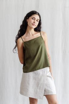 Modal Trägertop Leela Khaki via Jyoti - Fair Works