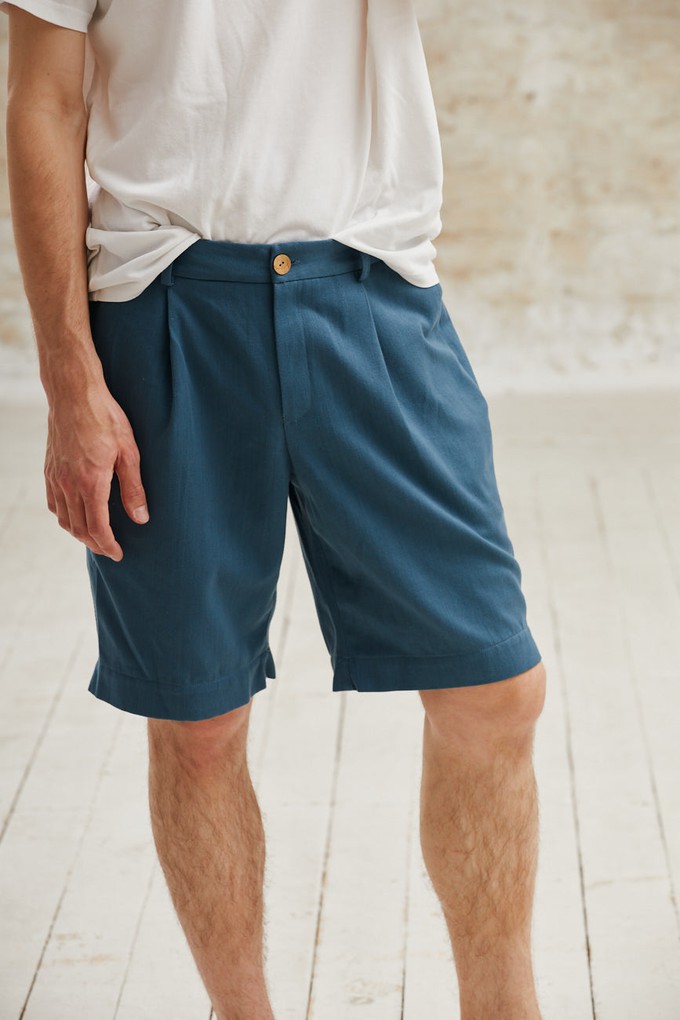 Bio-Baumwoll Shorts Heet Ozean from Jyoti - Fair Works