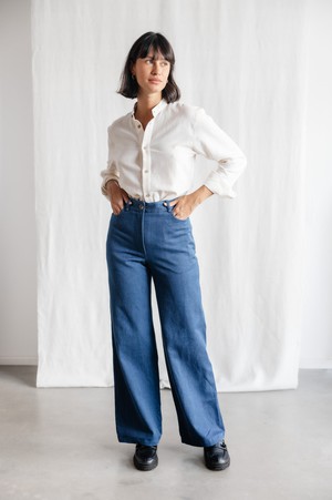 Bio-Baumwolldenim Hose Tushar Denim from Jyoti - Fair Works