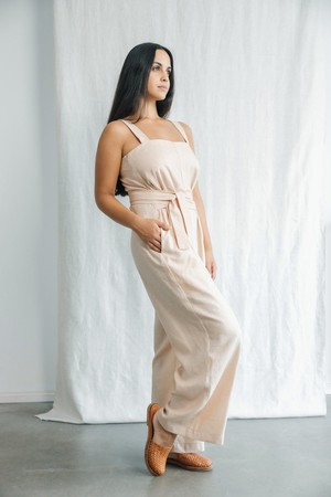 Hanf/Tencel Jumpsuit Suvan Sand from Jyoti - Fair Works