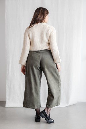 Bio-Baumwollcord Culotte Awa Pistazie from Jyoti - Fair Works