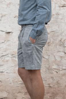 Baumwoll Shorts Heet Grau via Jyoti - Fair Works