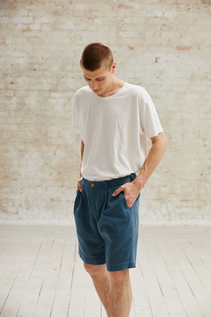 Bio-Baumwoll Shorts Heet Ozean from Jyoti - Fair Works