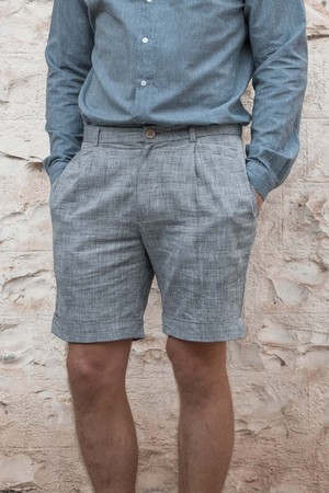 Baumwoll Shorts Heet Grau from Jyoti - Fair Works