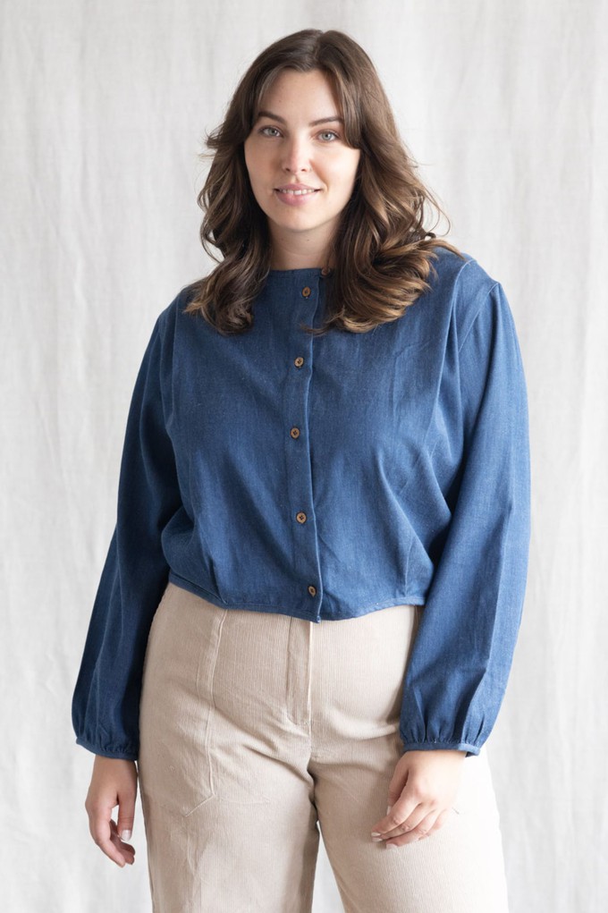 Bluse Nishi  Denim from Jyoti - Fair Works