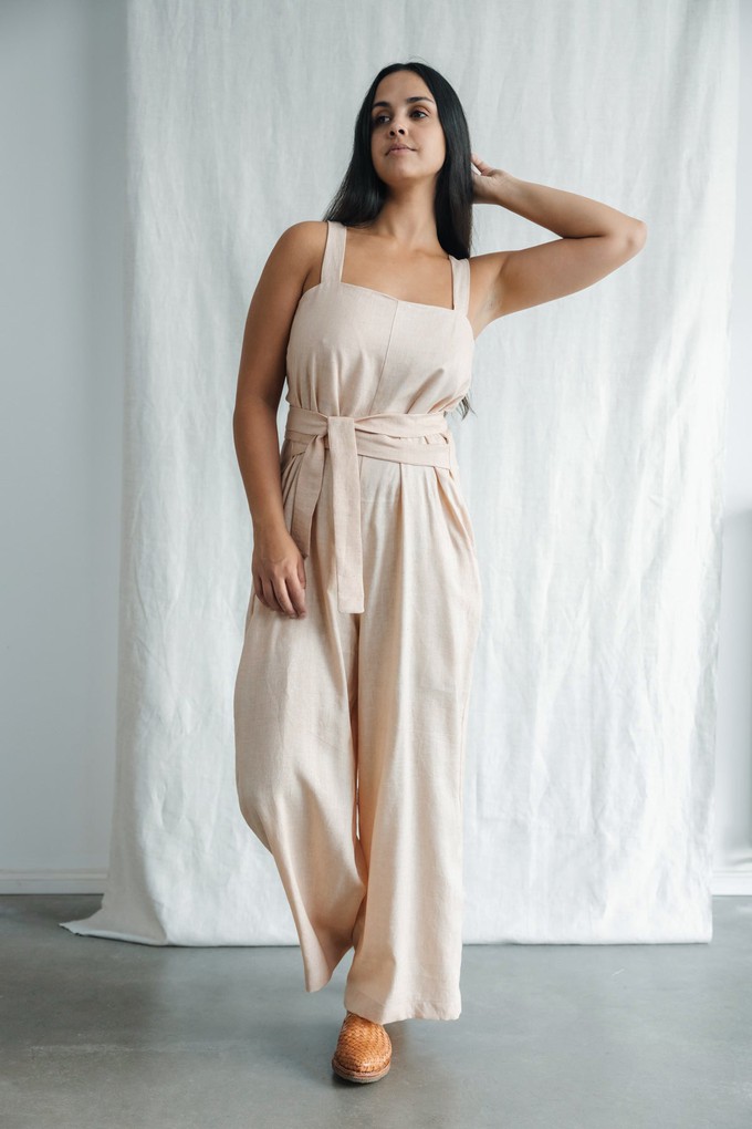 Hanf/Tencel Jumpsuit Suvan Sand from Jyoti - Fair Works