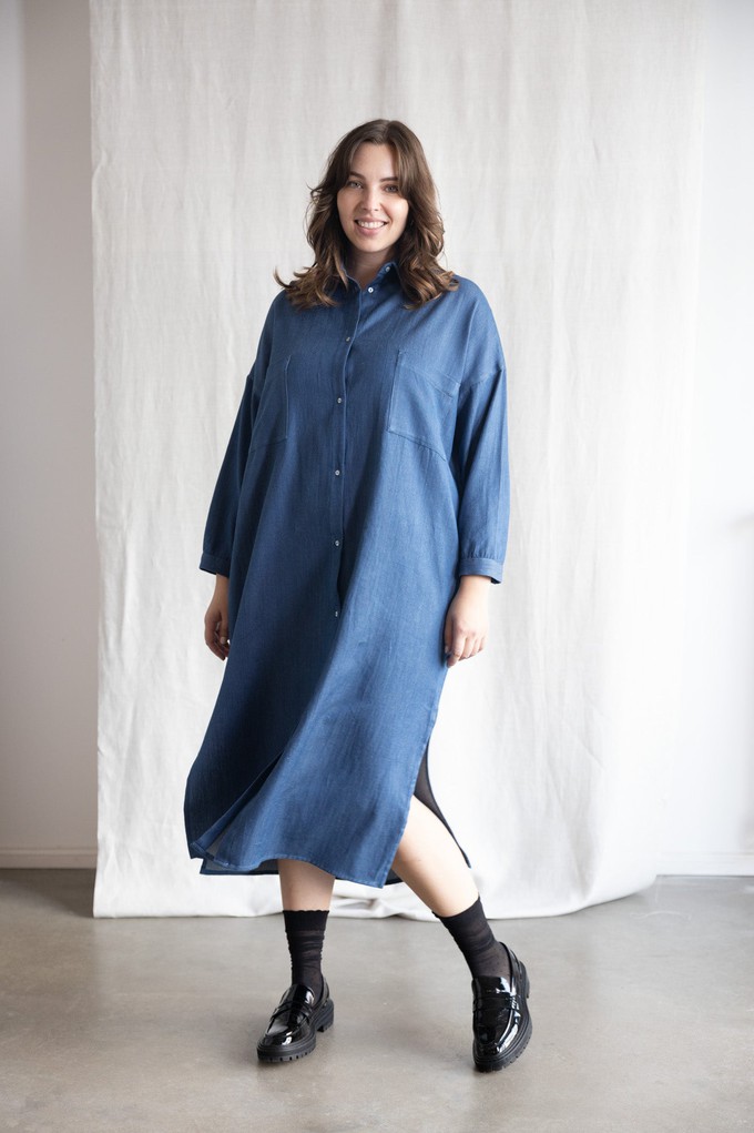 Bio-Baumwolldenim Kleid Ananya Denim from Jyoti - Fair Works