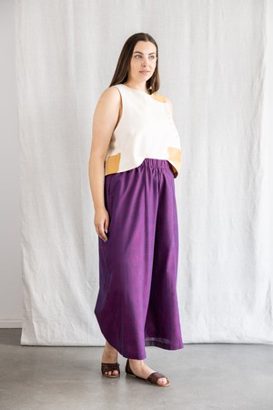 Bio-Baumwoll Culotte Padma Brombeer from Jyoti - Fair Works