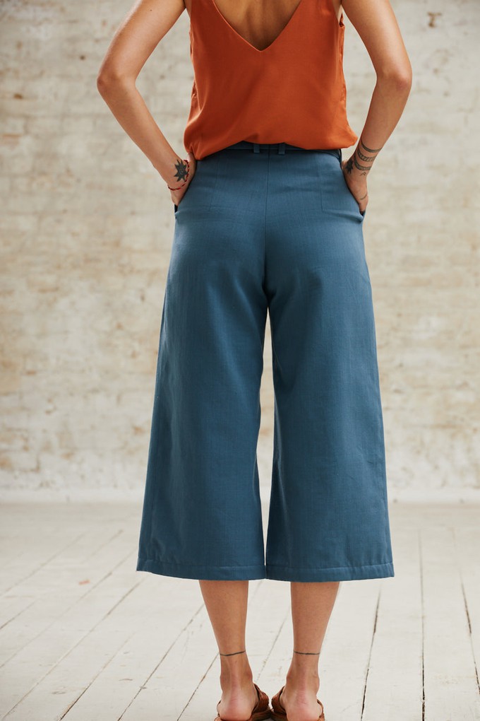 Bio-Baumwoll Culotte Hema Ozean from Jyoti - Fair Works