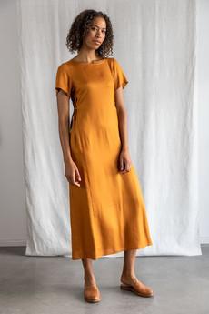 Modal Kleid Ishani Kupfer via Jyoti - Fair Works