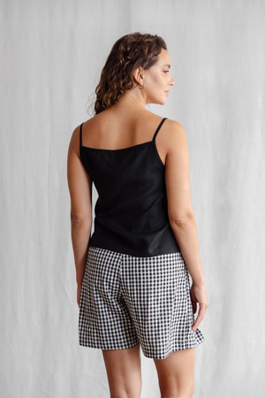 Hanf/Tencel Trägertop Leela Schwarz from Jyoti - Fair Works