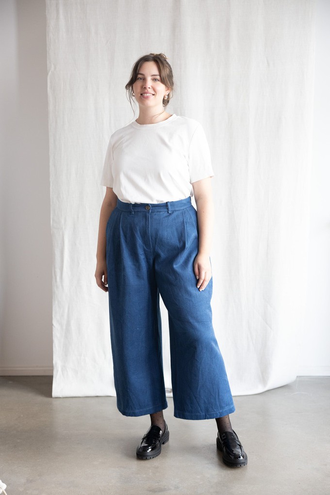 Bio-Baumwolldenim Culotte Awa Denim from Jyoti - Fair Works