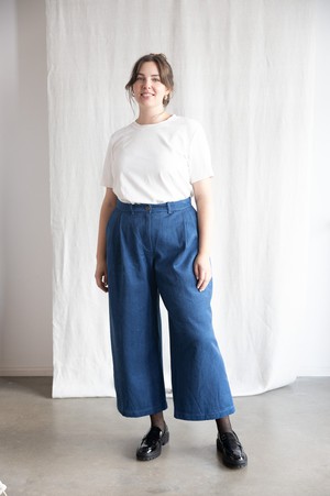 Bio-Baumwolldenim Culotte Awa Denim from Jyoti - Fair Works