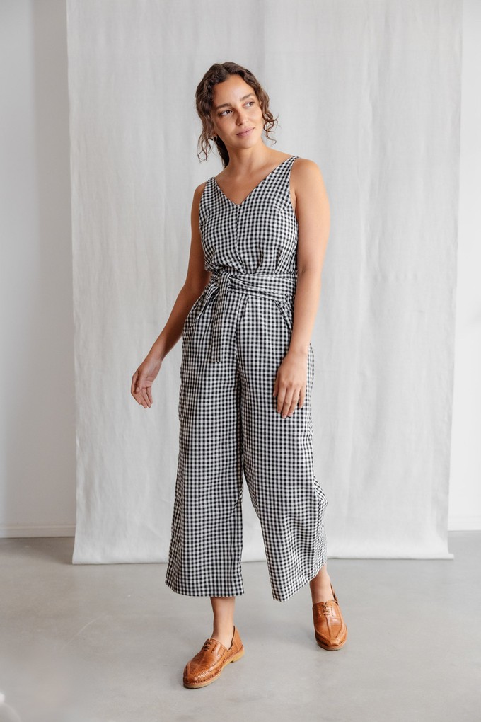 Bio-Baumwoll Jumpsuit Parva Kariert from Jyoti - Fair Works