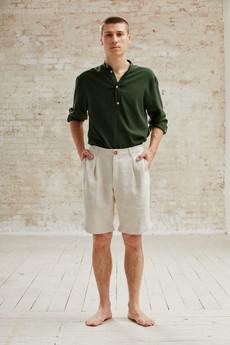 Hanf Shorts Heet Greige via Jyoti - Fair Works