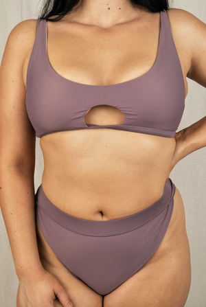 MAYA BOTTOM in Reversible Plum & Blush from Kaly Ora