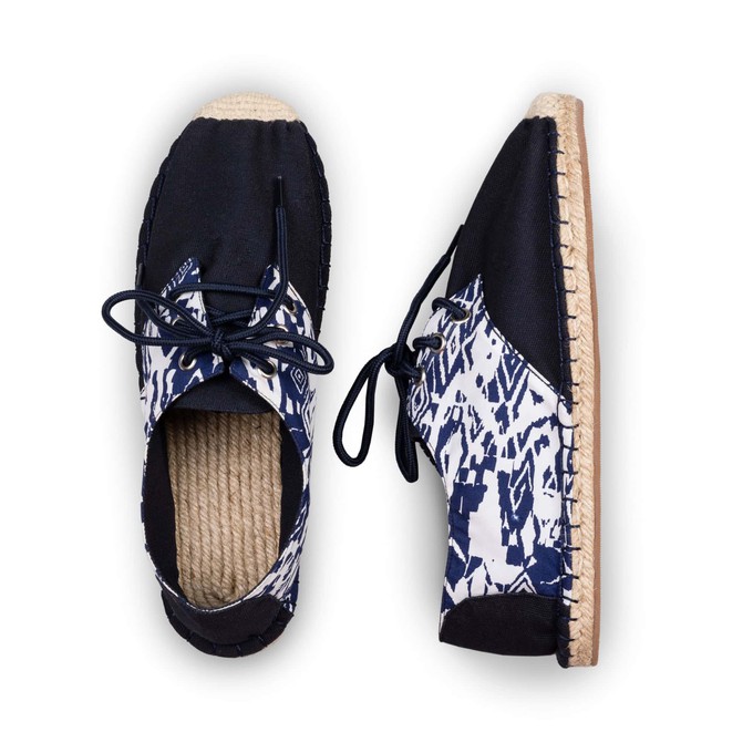 Espadrilles BLUE TRIBAL Lace Up für Damen from Kingdom of Wow!