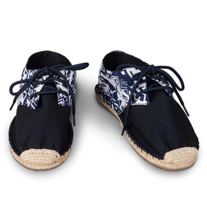 Blue Tribal Lace Up Espadrilles for Men from Kingdom of Wow!