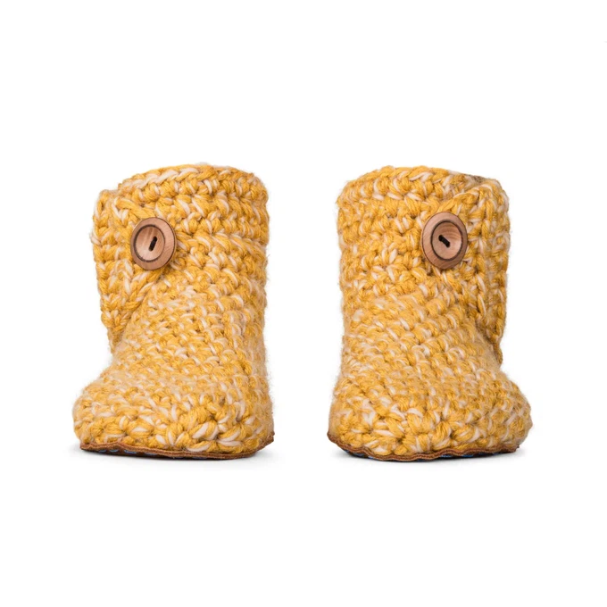 NEW Exclusive Floris x KOW Bamboo Wool Slippers in Butterscotch from Kingdom of Wow!