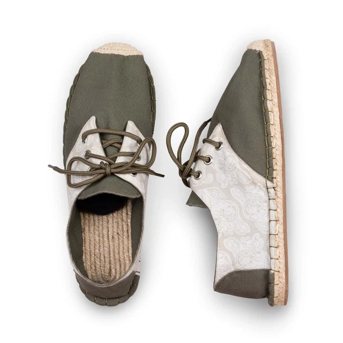 Boteh Lace Up Espadrilles für Frauen from Kingdom of Wow!