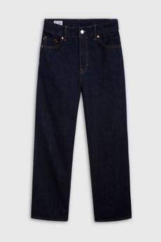 LIORA CROPPED SELVAGE | CLEAN EASY FADE INDIGO RINSE via Kings of Indigo