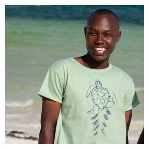 WATAMU Männer Shirt Mintgrün from Kipepeo-Clothing