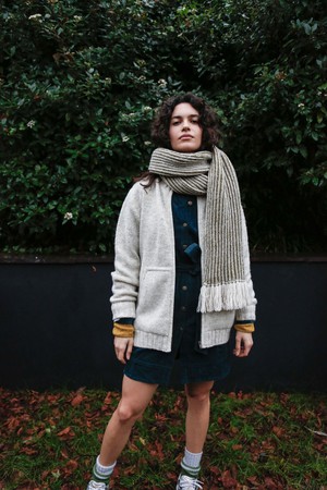 ERIN Wool Scarf - Oat from KOMODO