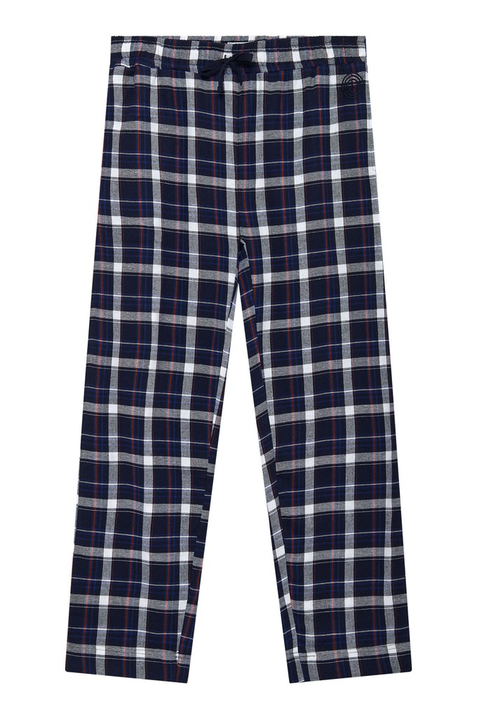 JIM JAM Mens GOTS Organic Cotton Pyjama Bottoms - Dark Navy from KOMODO